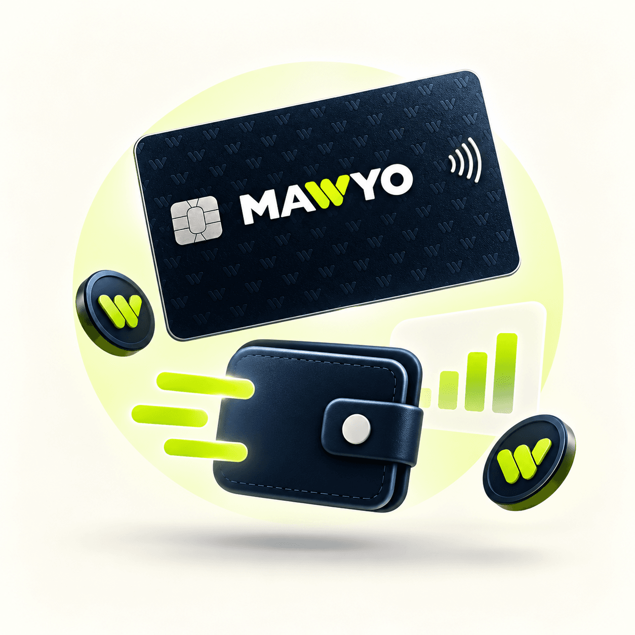 Carta MAWYO, wallet e PawPoints